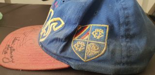 Vintage Starter Cap Fitzroy Lions AFL Signed by Kevin Murray,  Martin Pike,  Leon 4