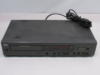 Nad 5325 Vtg 1990 Audiophile Cd Player Black Compact Disc Audio No Remote