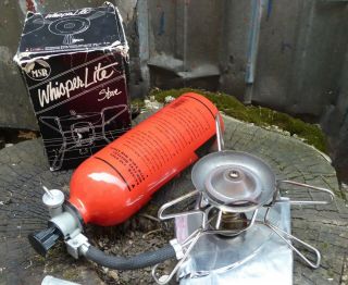 Vintage Msr Whisperlite Backpacking Camping Mountaineering Cook Stove