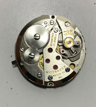 Vintage WITTNAUER (Longines) mechanical hand winding Swiss watch,  17J,  Diamond Dial 7