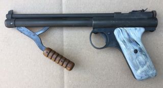 Vintage Benjamin Model 132.  22 Cal Multi Pump Pellet Air Pistol Gun
