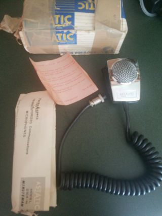 Vintage Good Astatic D104 - M Pwr Minuteman 1 Microphone Cb Ham Near