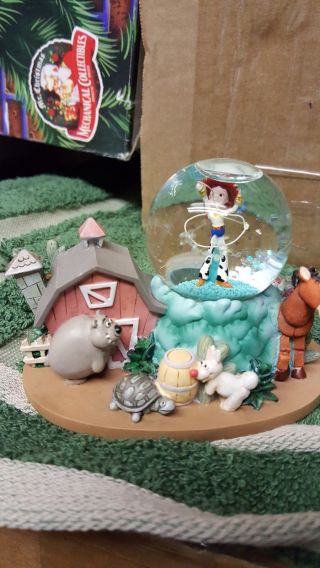 Disney Pixar Toy Story Mini Snowglobe Jessie - Rare Vintage 4 " X 3 "