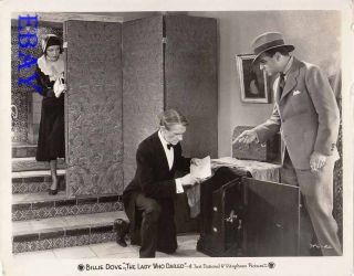 Billie Dove Spies On Robbers The Lady Who Dared Vintage Photo