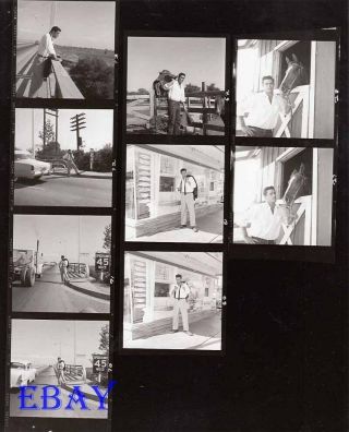 Jeff Richards Visits The Coutry Vintage 21/4 Contact Sheet Photo