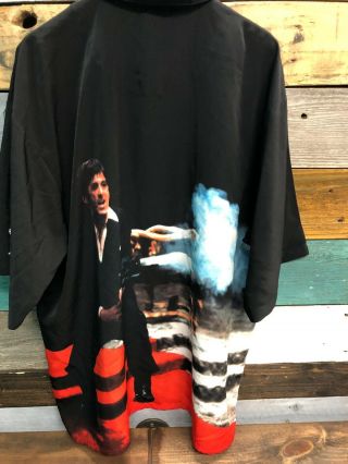DRAGONFLY Scareface Shirt VERY RARE VINTAGE Tony Montana Size 3XLarge 2