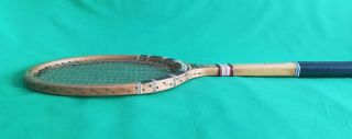 Vintage WRIGHT & DITSON COLUMBIA tennis racket 1930s 7