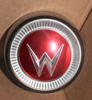 1952,  1953 Willys Aero Sedan Red Center Horn Button Cap Plastic Vintage