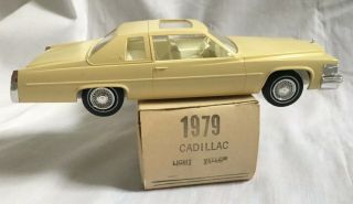 1979 Cadillac Promo Car Light Yellow Vintage Johan