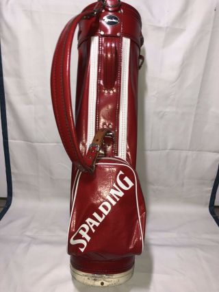 Vintage Spalding Golf Bag From The 60’s Very Rare,