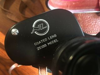 Vintage coated lens Zeiss Model 12x50 Field 5.  3 binoculars in case 2