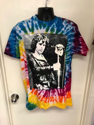 The Doors Jim Morrison Vintage 1980s Concert T Shirt Xl Tie Dye D - 157