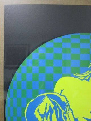 Vintage lovers Black Light Poster 1970 ' s embrace psychedelic In G3878 3