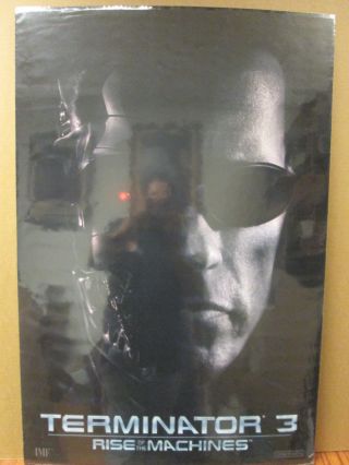 Vintage 2003 Terminator 3 Rise Of The Machines Movie Poster 6349