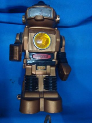 Old Vintage Plastic Battery Operated Robot From England 1970