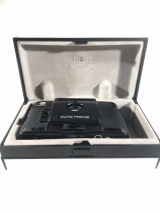 Vintage Minolta Af - C Compact 35mm Film Camera