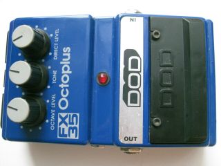 Vintage Dod Fx35 Octoplus Octaver Guitar Effect Pedal