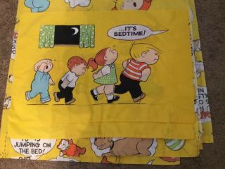 Vintage Family Circus 4 Piece Twin Sheet Set Fitted & 2 Pillowcases