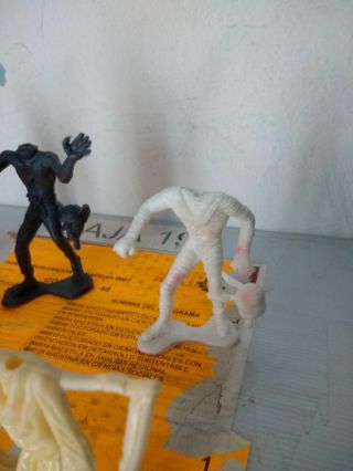 VINTAGE TERROR HORROR MONSTERS UNIVERSAL BOOTLEGS MEXICAN 80 ' S TOYS 7