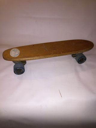 Vintage Skateboard Clay Malaga Wheels,  Skateboarding Makaha Has Sticker