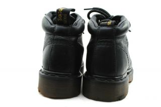 Vintage Dr.  Doc Martens Black Leather Lace Up Combat Ankle Boots Sz UK 6 / US 8 7