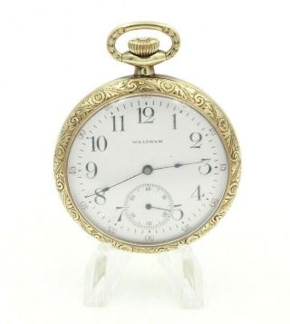 Antique Waltham Model 1894 12s 17 Jewel Pocket Watch Circa 1912 No Res 6142 - 2