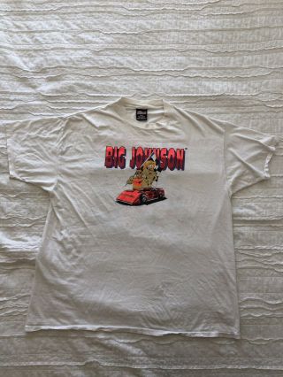 Big Johnson Hot Rod T Shirt Xxl Vintage 90s Racing Funny Humor Single Stitch