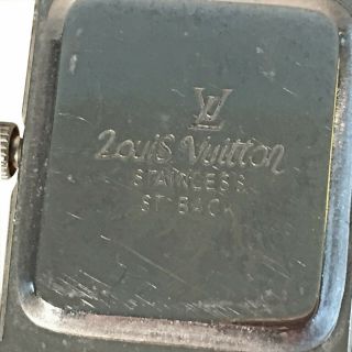 LOUIS VUITTON Vintage Ladies Quartz Watch.  Multicolour LV Monogram. 7