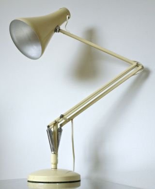 Vintage Mcm Retro Herbert Terry & Sons Anglepoise Tilt & Swing Table Lamp Luxo