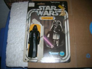 1977 Kenner Vintage Star Wars Darth Vader W/ 12 Card Back