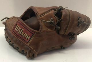 Wilson A2110 3 - Finger Ball Hawk Baseball Glove Jimmy Piersall Vintage