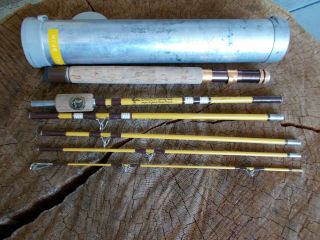 Vintage Eagle Claw Trail Master 6 Piece Fishing Pole Spin Fly Combo M6tmu 6 
