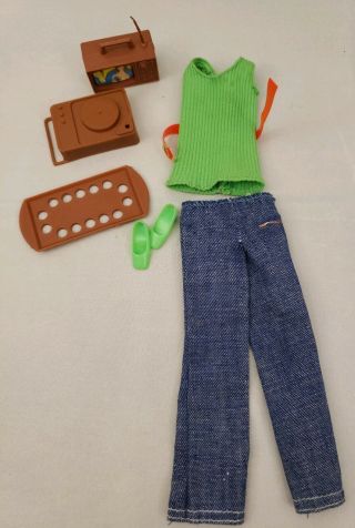 Vtg Mod Busy Francie Barbie Doll 3313 Fashion Only Guc & Near Complete