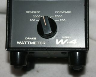 VINTAGE DRAKE WATTMETER MODEL W - 4 R.  L.  DRAKE CO. ,  MIAMISBURG,  OHIO NR 3
