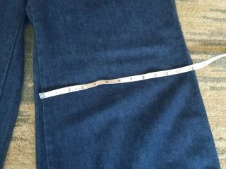 Vtg 1970s Wrangler No Fault Mens Jeans Denim Pants 36X36 Wide Leg Bell Bottom 8