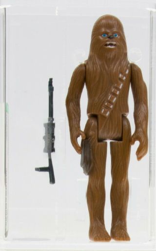 Star Wars 1977 Vintage Kenner Chewbacca (hk) Loose Action Figure Afa 80