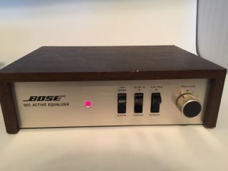 Vintage BOSE 901 Series II Active Equalizer Parts Powers On 2