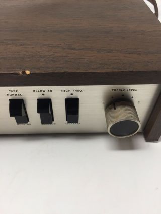 Vintage BOSE 901 Series II Active Equalizer Parts Powers On 3