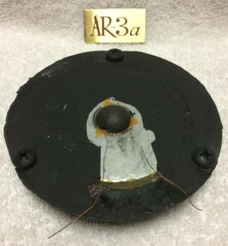Vintage Acoustic Research Ar - 3a Tweeter W/ Screws Hi Unit Speaker Part Only 1969