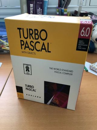 Borland Turbo Pascal 6.  0 For Dos In Vintage