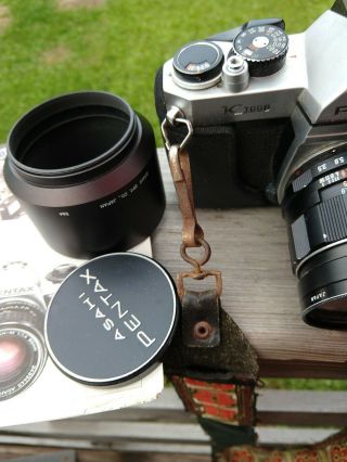 Pentax K1000 Film Camera 35mm SLR 50mm 1:2 Lens Vintage Photography YY 6