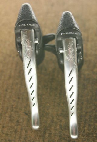 Vintage Campagnolo Veloce 2 X 8 Speed Brakes Brake Shifters Shifting Levers Set