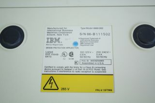 Vtg IBM Model 4869 - 002 1.  2MB Version External Floppy Disk Drive w/ Power Supply 6