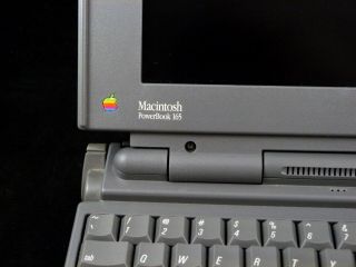 Vtg Macintosh Mac PowerBook 165 Laptop w/ Battery & Charger OS 7.  1 1993 3