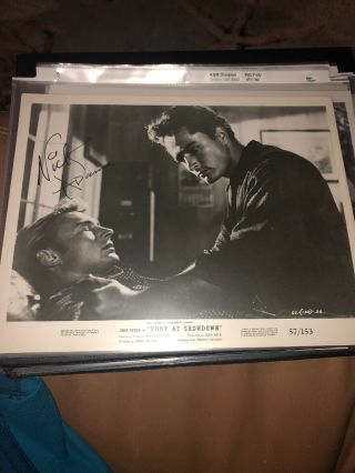 Nick Adams Vintage Signed Autographed Photo 8x10 B&w Actor: Rebel W/o Cause