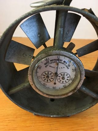 Anemometer Vintage Coal Mine Davis Insturment air flow dated 1982 3