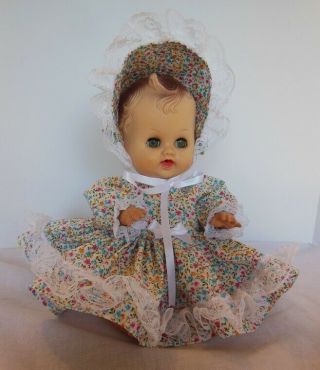 Rare Vintage 12” Sun Rubber Betty Bows Doll Plus Outfit