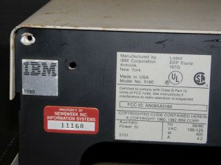 Vtg 1982 IBM 5160 Personal Desktop Computer XT 256 Motherboard Cards Floppy Disk 4