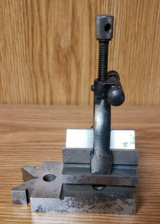 Vintage Starrett Toolmakers V - Block And Clamp No.  567 Made In Usa