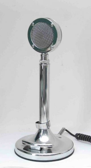 Vintage Astatic Silver Eagle Microphone All Chrome